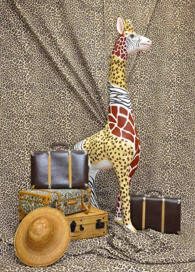 Giraffe auf Weltreise